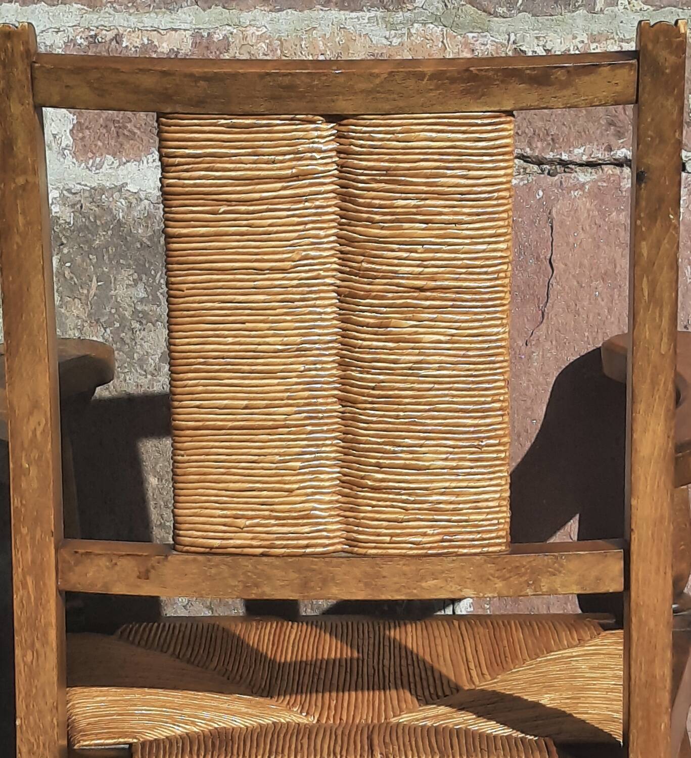 Straw chair (seat and backrest)