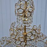 Vintage chandelier with tassels from the 80s