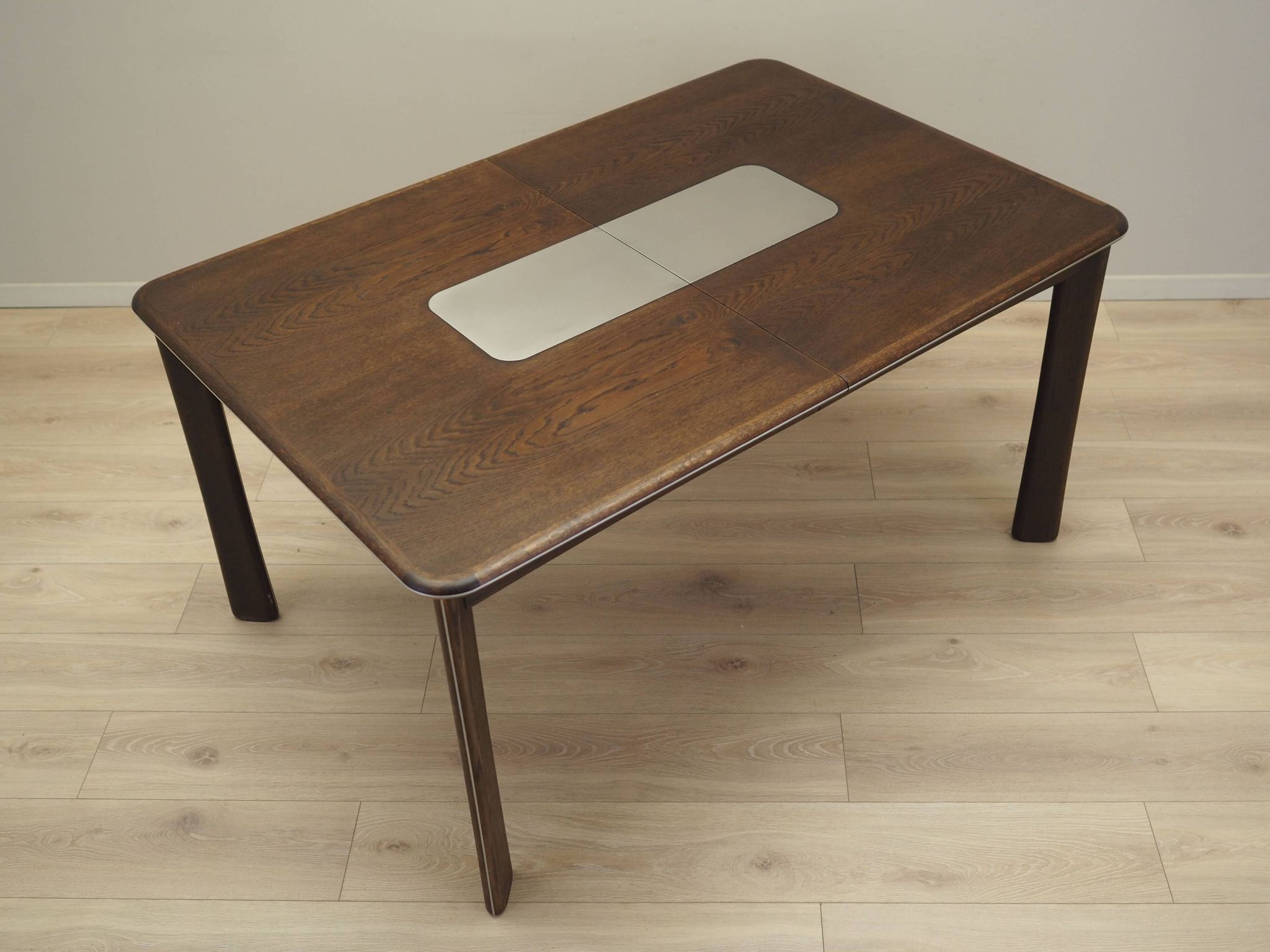 Oak table, Danish design, 1970s, manufacturer: Uldum