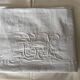 Old fine linen curtain, monogram "GH" (230x320)