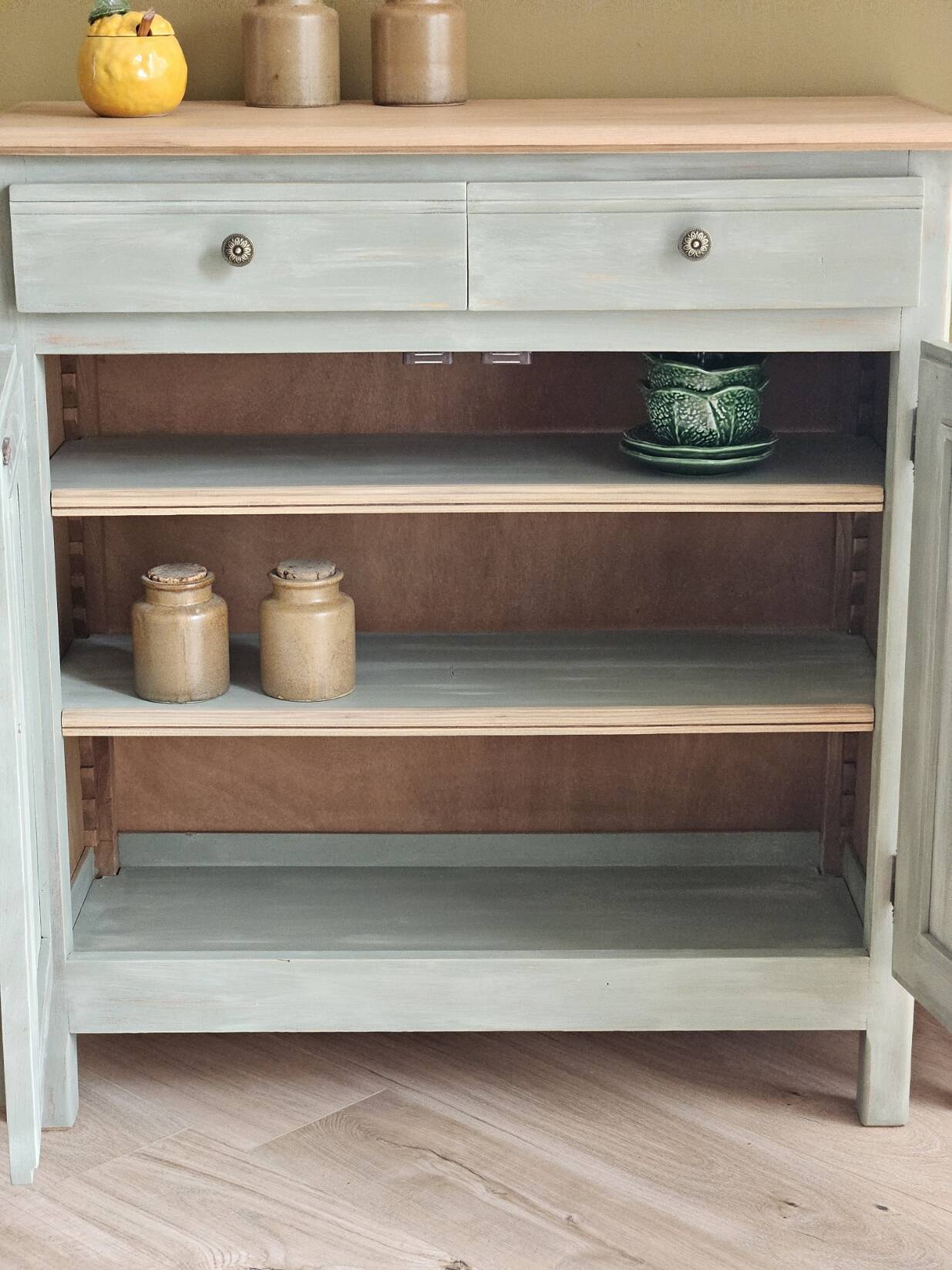 Renovated and distressed Parisian sideboard | Lucien