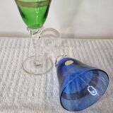 6 Murano wine glasses