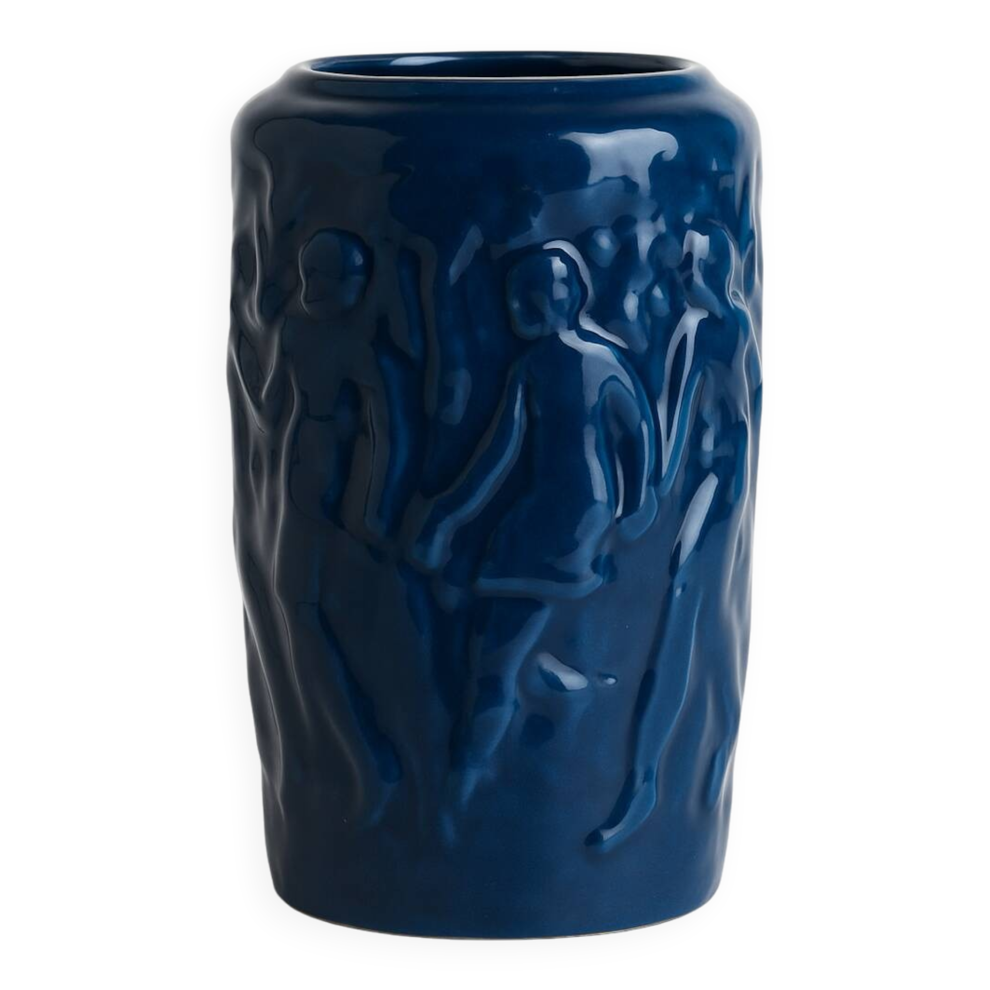 Vase of dancing girls in a farandole