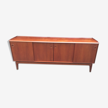 Enfilade scandinave en teck, Danemark, 1960