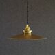 old opaline pendant light painted gold, delivered with new cable and socket