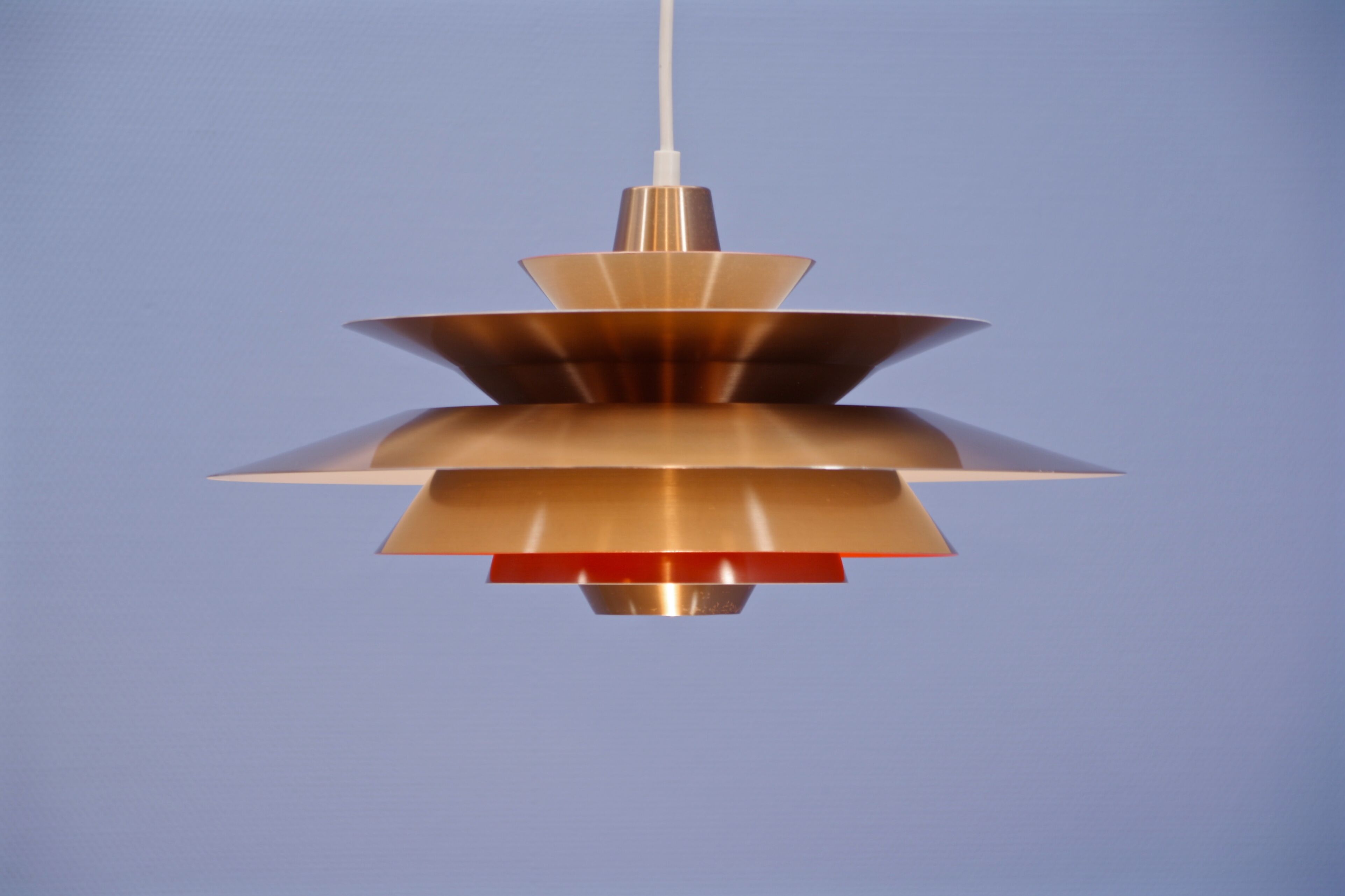 Danish pendant in copper, 1960s