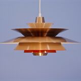 Danish pendant in copper, 1960s
