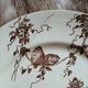 10 antique flat plates in ironstone
