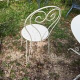 Green garden furniture