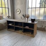 Double-sided counter with XL oak compartments