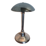 Chromed metal mushroom lamp from the 70s, 58 cm H