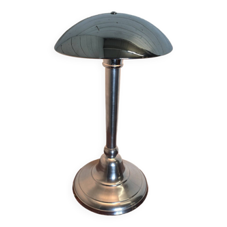 Lampe champignon en métal chromé des années 70