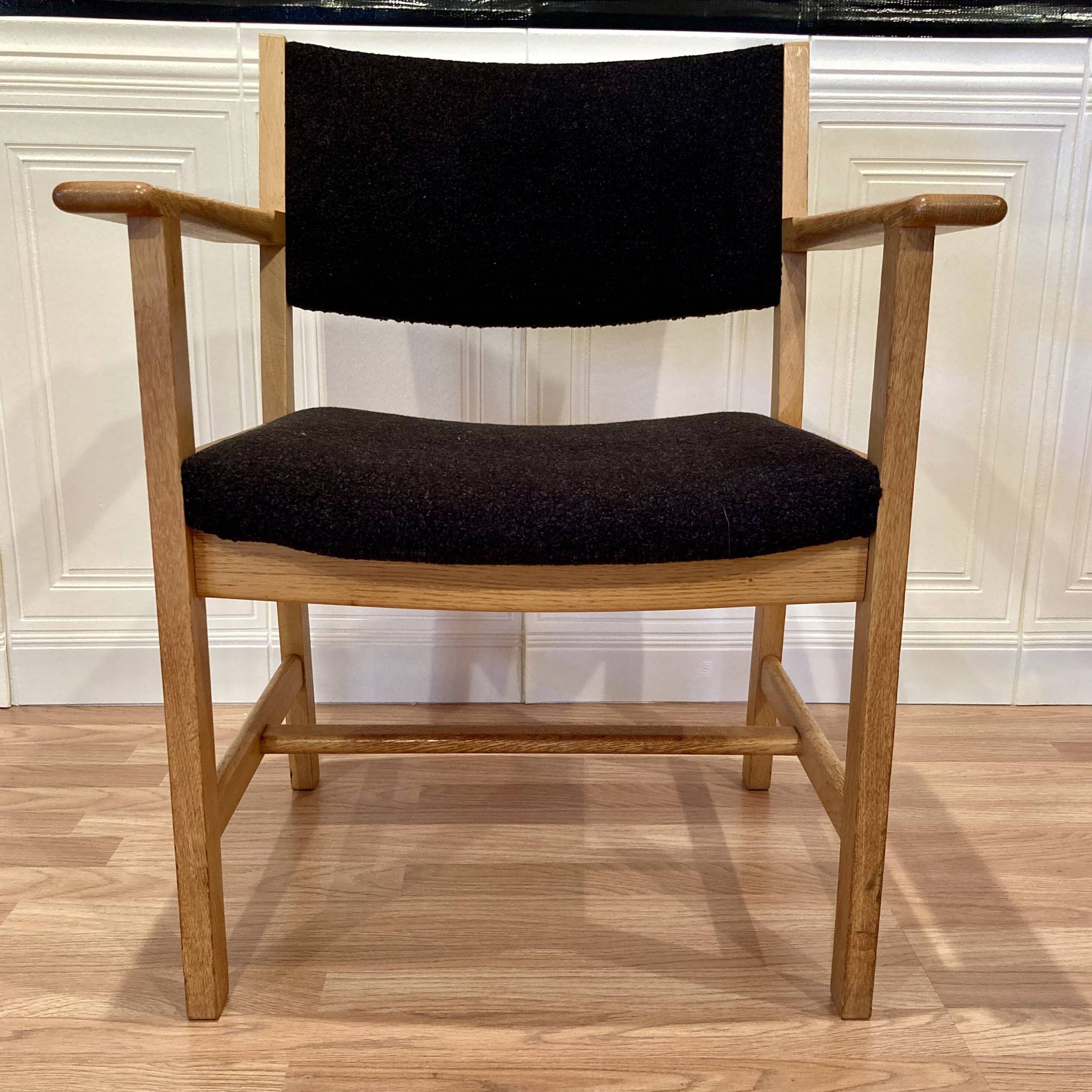 ARMCHAIR STAMPED "HANS WEGNER" 1960.