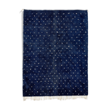 Modern Moroccan carpet dark blue 240x180cm