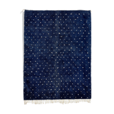 Modern Moroccan carpet dark blue 240x180cm