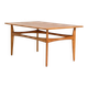 Table d'appoint en chêne par Karl-Erik Ekselius pour JOC, Suède, années 1950.