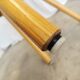 Vintage Wooden Cane Armchair by Branko Ursic: Mid-Century Lounge Chair