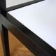 Ensemble de 6 chaises à manger noir et blanc du milieu du siècle