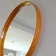 Scandinavian round mirror 1970s - 71cm