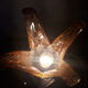 copper brass bronze lamp tulip ancient murano Italy very beautiful