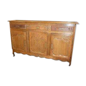 Bahut dresche en chêne 3 portes