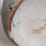 Painted Terracotta Vase with Graphic Pattern