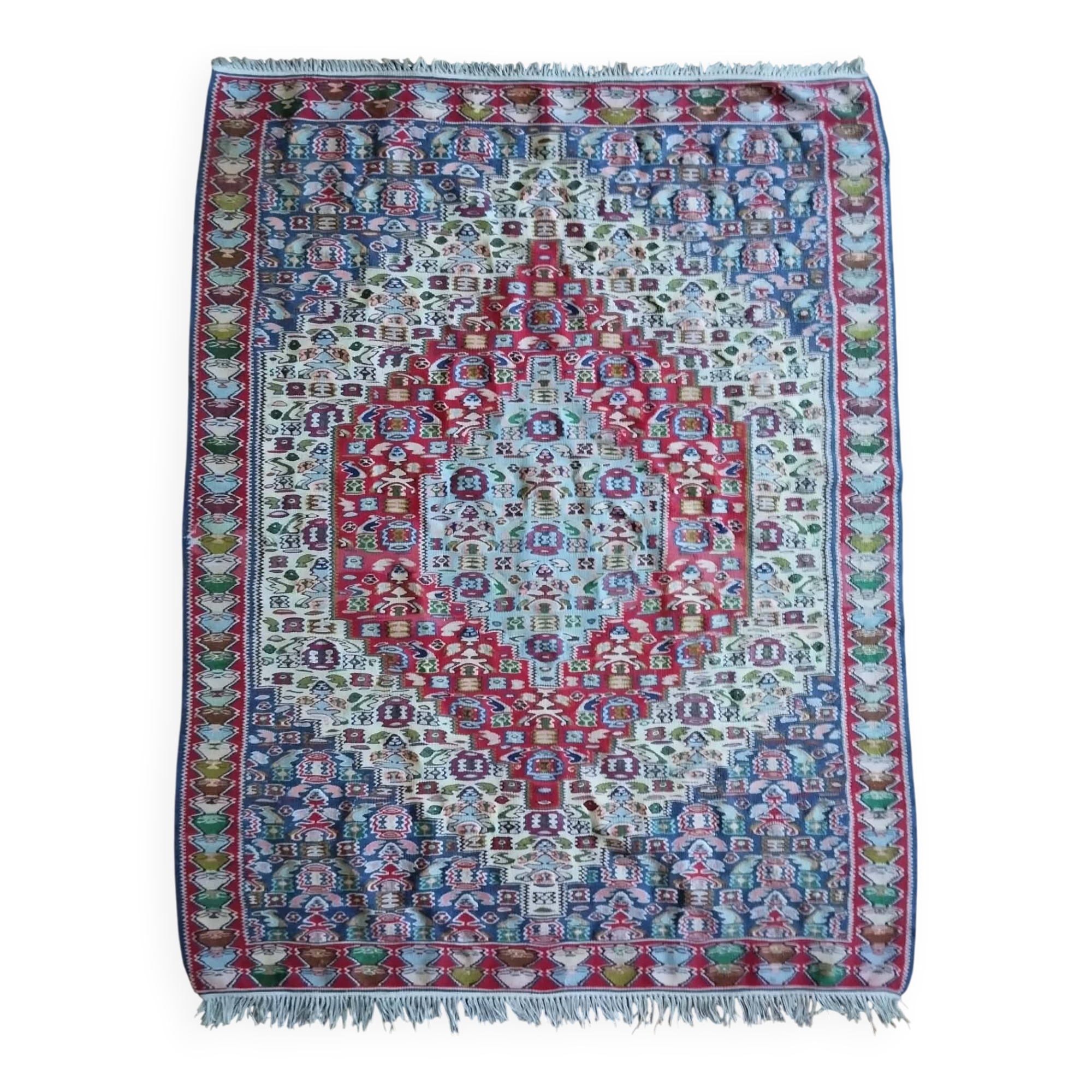 Handmade Persian Senneh carpet 167x131cm