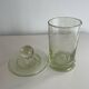 Biot France glass pot with lid