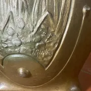 Pair of Art Nouveau vases by Jean Garnier