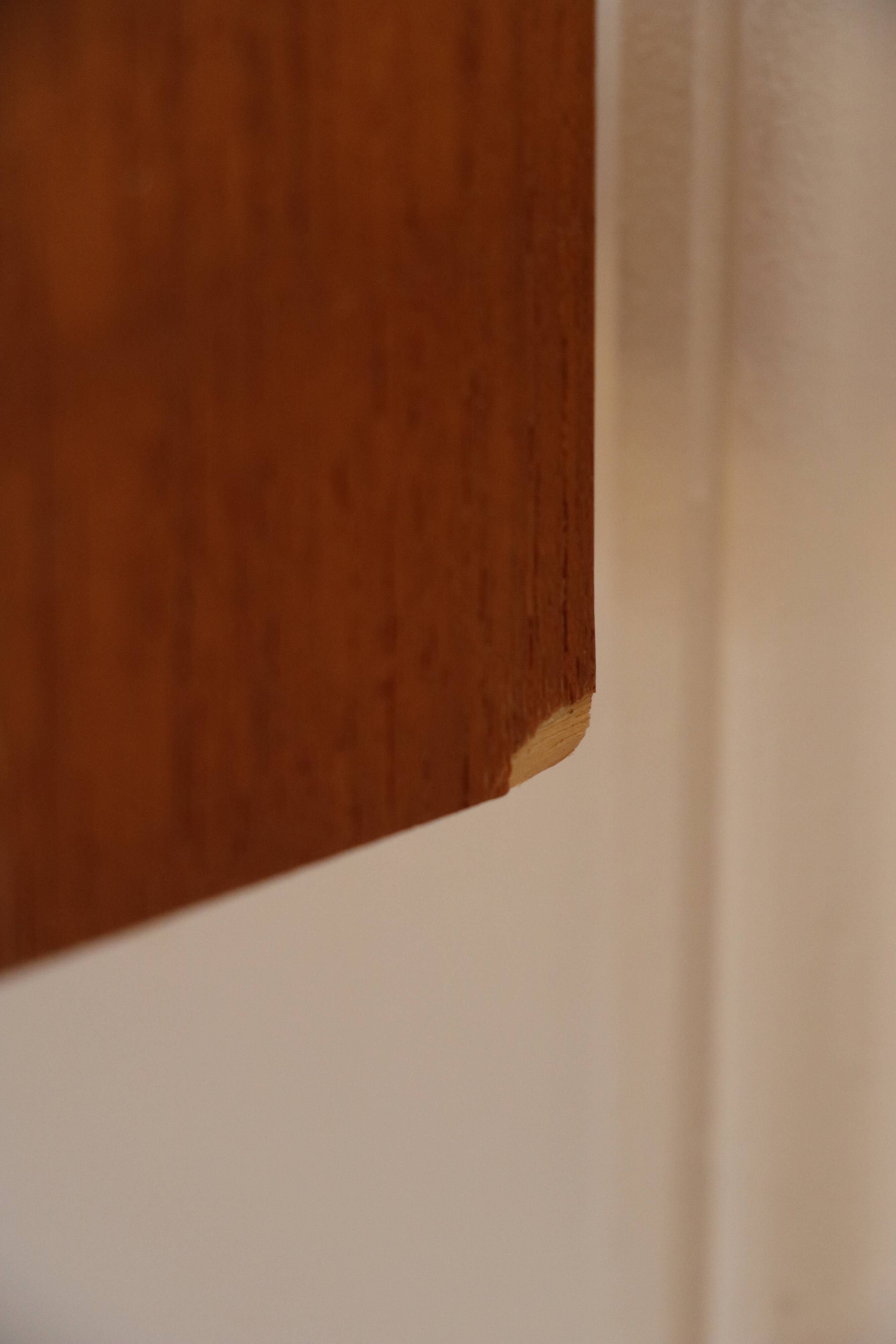 Pair of teak bedside tables, Carlström Möbelfabrik, Sweden 1960