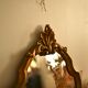 Golden baroque mirror
