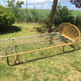 Rattan bed