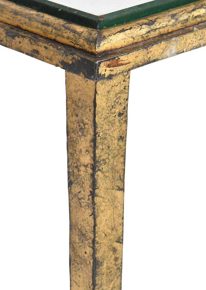 Coffee table in iron by Roger Thibier for the Ramsay house.