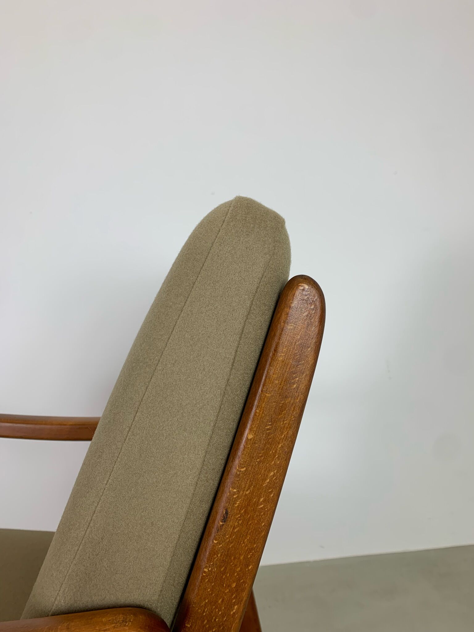 Rocking chair model 166 "senator" by Ole Wanscher for France and Daverkosen, Denmark, 1960s