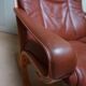 Fauteuil en cuir par Ingmar Relling pour Westnofa, Norvège, années 1970