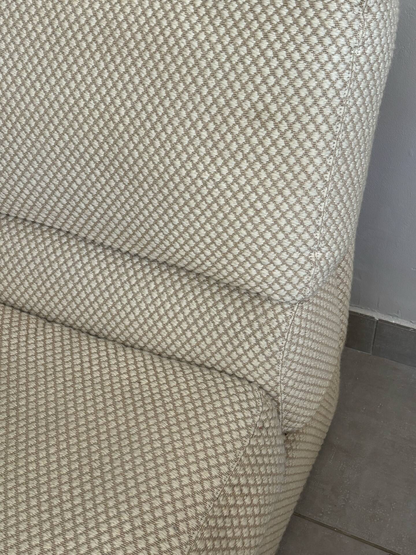 Wool fabric armchair