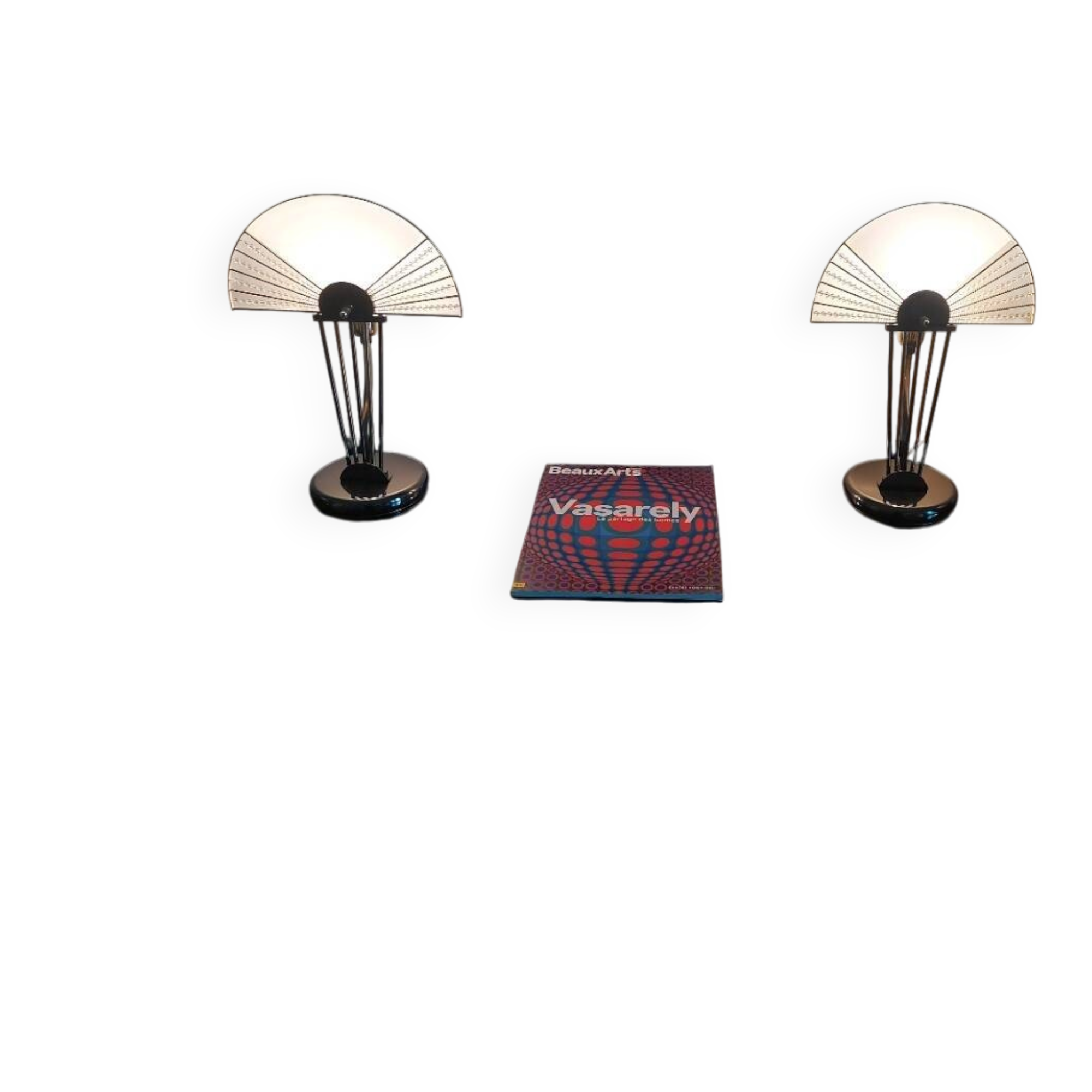 Pair of art deco lamps