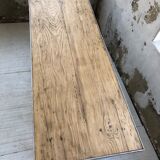 Old farm table with 225 cm extension cords