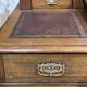 English oak graduated desk from the late 19th century.