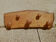 Oak coat rack, vintage