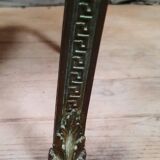 Bronze and onyx side table