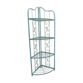 Large corner iron shelf
