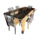 Table et 6 chaises Roche bobois Glassbox