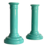 Vintage ceramic candle holders