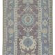 Turkish Handcrafted Loom Oushak Rug 101 cm x 325 cm