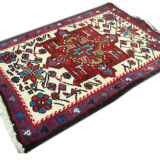 Authentic Persian rug from the mid-20th century 87 x 60 cm