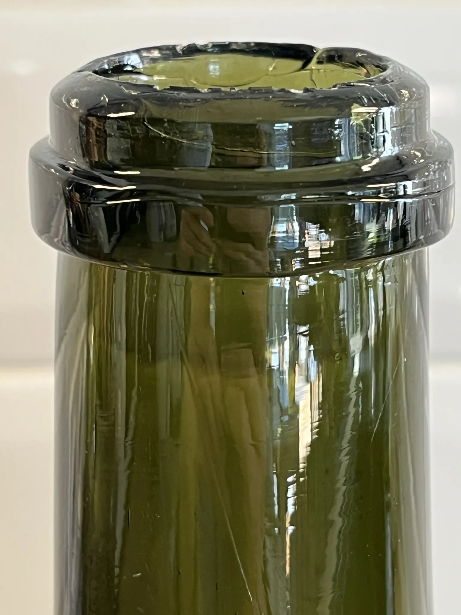 Glass vase bottle