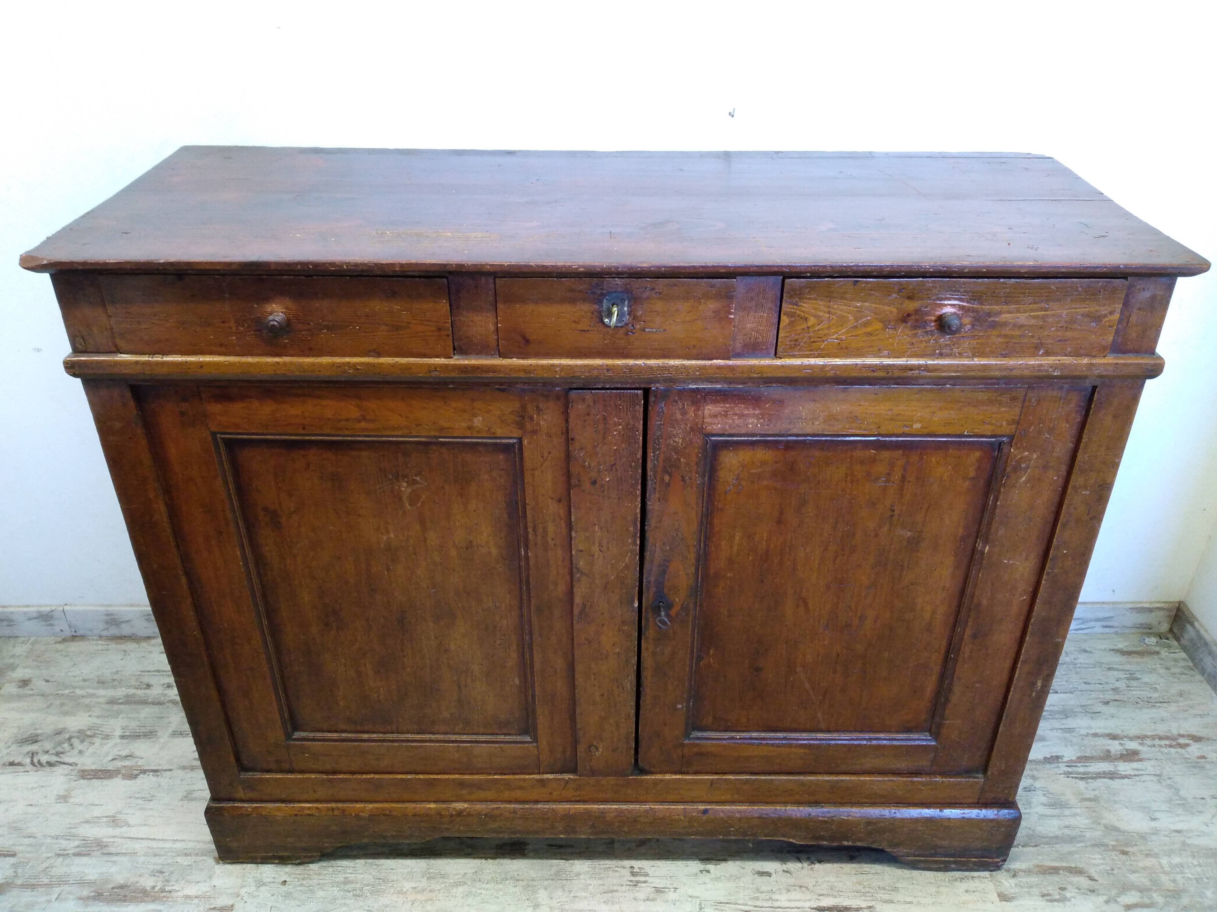 Old low sideboard