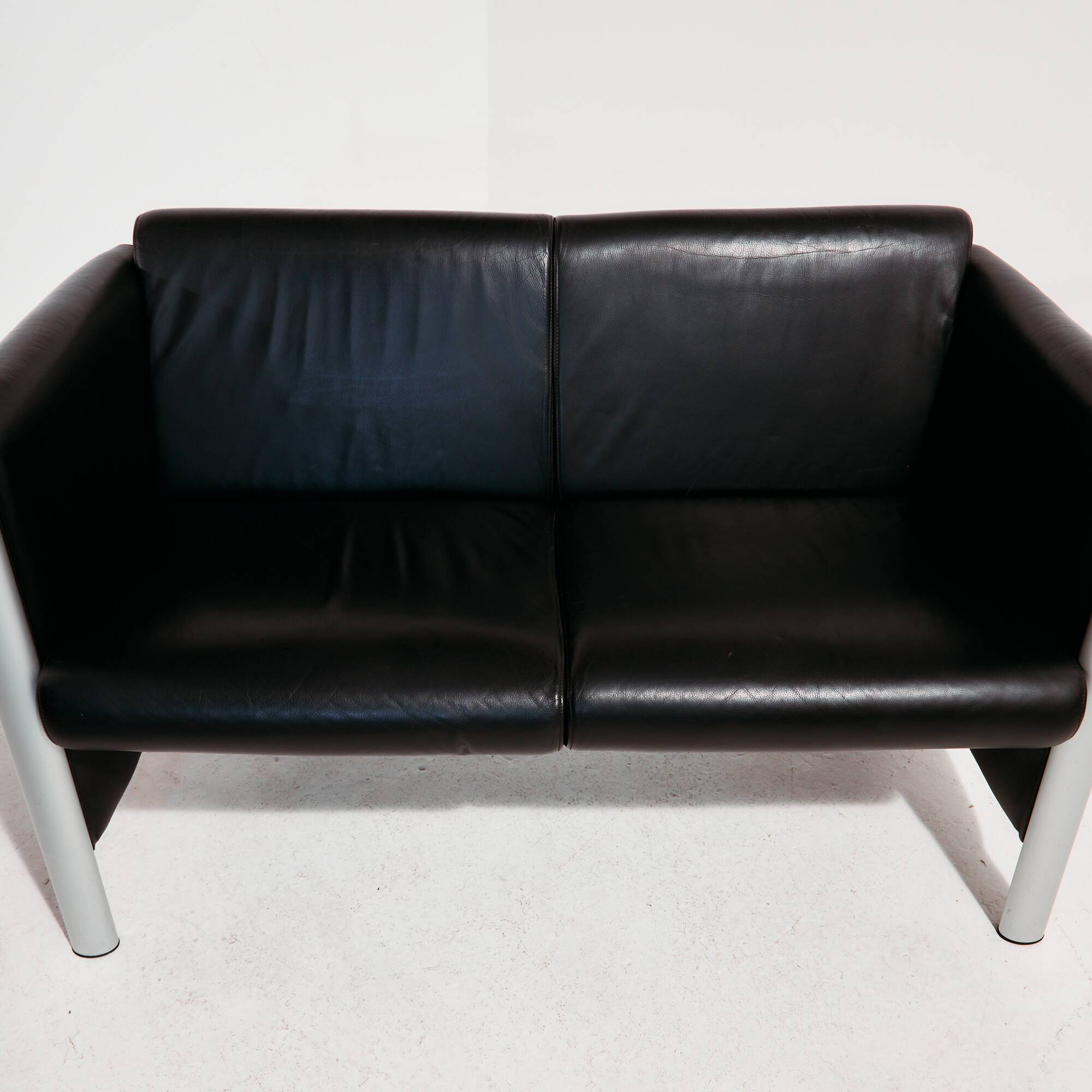 Model 830 two-seater sofa by Klaus Franck & Werner Sauer for Wilkhahn