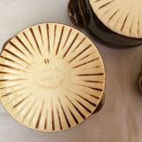 Set of 5 glazed ceramic pots villeroy & boch - vintage